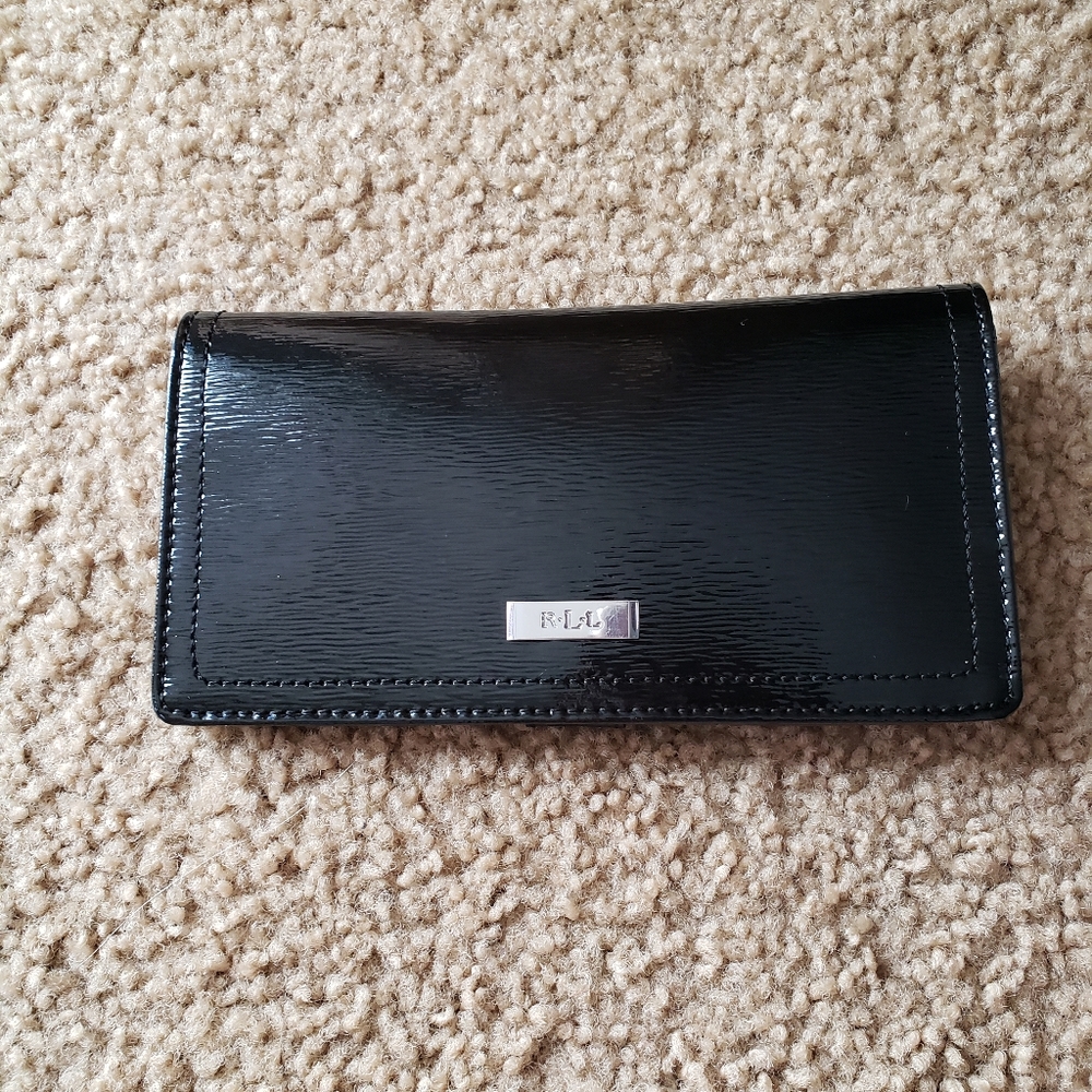 Ralph Lauren Women's Lowell Zip Wallet Black